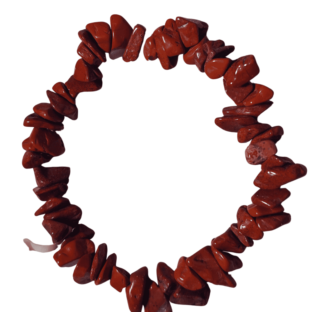 ❤️ Bracelet Baroque en Jaspe Rouge Ancrage – Vitalité – Force intérieure Pierre de la stabilité et du courage, le jaspe rouge est un véritable pilier énergétique. ✨ Ses bienfaits : Redonne énergie et motivation Favorise l’ancrage et la sécurité intérieure Aide à dépasser la fatigue physique et mentale Soutient dans les périodes de stress ou de changements 💬 Idéal si tu te sens dispersée, épuisée ou que tu as besoin de retrouver ton élan vital. 👉 Un bracelet puissant, rassurant, qui te reconnecte à la terre et à ta force intérieure.