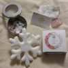 Bougie green Tree " amour" quartz rose+ rose