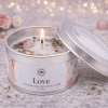 Bougie Green Tree 'Amour' Quartz Rose + Rose 70g