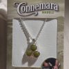 pendentif trefle marbre du connemara pendentif marbre du connemara - trèfle