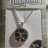pendentif trèfle réversible