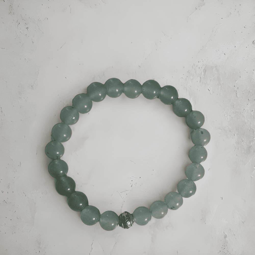 Bracelet Boule 06mm Aventurine Verte (Taille 0 enfant )