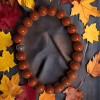 Bracelet enfant jaspe rouge (taille 0)