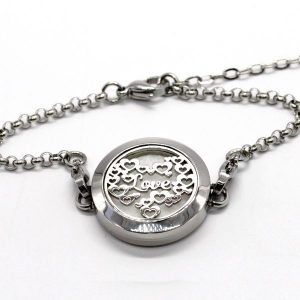 bracelet aromathérapie - motif amour " love" -diffuseur huile essentielle bracelet aromathérapie - motif amour " love" -diffuseur huile essentielle