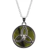 pendentif noeud trinité reversible