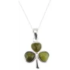 pendentif shamrock trefle
