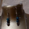 boucles d 'oreilles apatite acier inoxydable boucles d 'oreilles apatite acier inoxydable