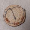 bracelet pierre de lune sur acier inoxydable
