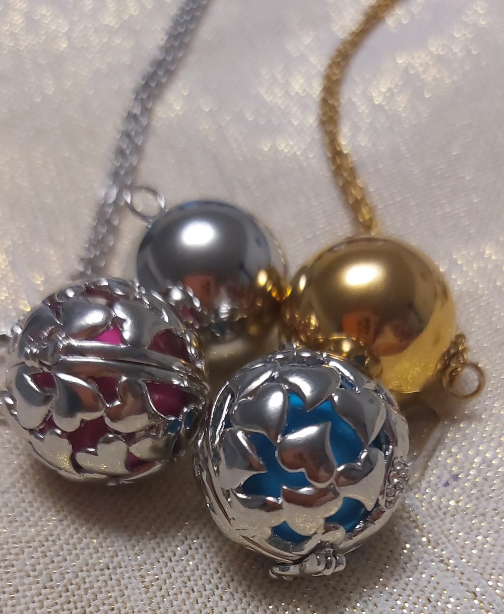 Bola acier inoxydable - breloque, pierre et sa médaille ou cœur ( SUPERIEUR )