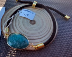 fil amazonite bracelet réglable amazonite