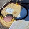 bracelet cordon réglable rhodonite