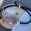 bracelet cordon réglable rhodonite