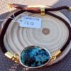 fil turquoise bracelet cordon réglable turquoise