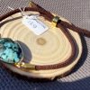 fil turquoise bracelet cordon réglable turquoise
