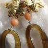 boucle d 'oreille clips aventurine orange boucle d 'oreille clips aventurine orange