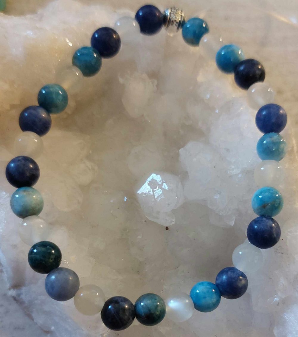 harmonie minceur apatite, sodalite et pierre de lune -