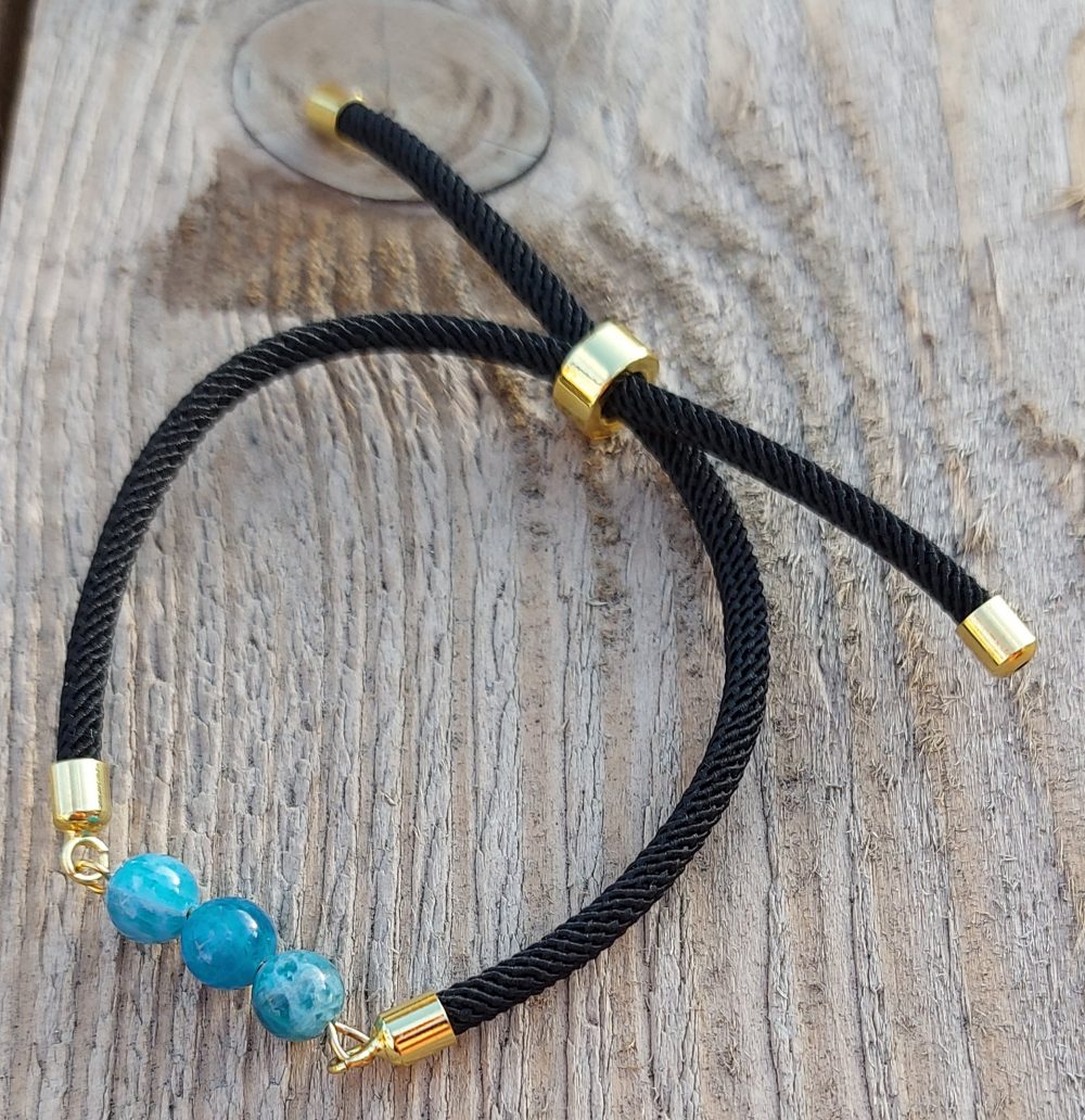 bracelet bijou fait main apatite