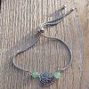 bracelet bijou fait main acier inoxydable arbre de vie aventurine verte bracelet bijou fait main acier inoxydable arbre de vie aventurine verte