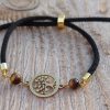 bracelet bijou fait main arbre de vie oeil de tigre bracelet bijou fait main arbre de vie oeil de tigre