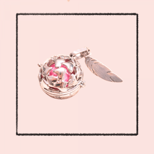 Parure Lune de miel – Pierre de lune et acier inoxydable