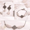 Parure “Tendresse Rosée" de Quartz Rose