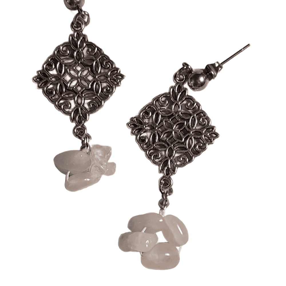 Parure “Tendresse Rosée" de Quartz Rose