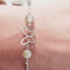 bracelet acier inoxydable papillon - jade bracelet acier inoxydable papillon - jade