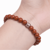 Bracelet enfant jaspe rouge (taille 0)