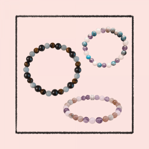bracelet énergétique avec pierres naturelles -faits main