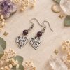 Boucles d’oreilles célestes sur marbre beige Boucles d’oreilles mystiques en pierres naturelles – Collection 1 Bijoux de Sorcière