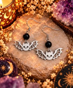 Boucles d’oreilles chauves-souris mystiques