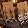 boucles d oreilles grande tailles Boucles d’oreilles mystiques en pierres naturelles – Collection 3 Bijoux de Sorcière - grand format
