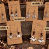 boucles d 'oreilles mystiques petite taille Boucles d’oreilles mystiques en pierres naturelles – Collection 1 Bijoux de Sorcière